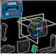 Bosch GLL 12V-100-33 CG Linear Laser Level Green Beam with Working Range 100m