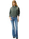 Carmita Women's Long Sleeve Shirt Green