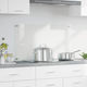 Vidaxl Kitchen Back Panel Transparent 90 x 50 x 0.8 cm Tempered Glass
