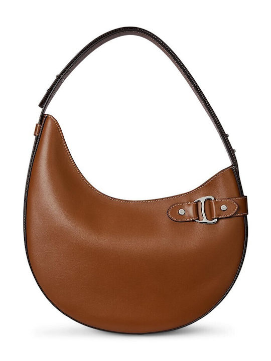 Tasha Leather Women's Shoulder Bag Tabac Brown