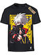 Kids Top Short-sleeved Black