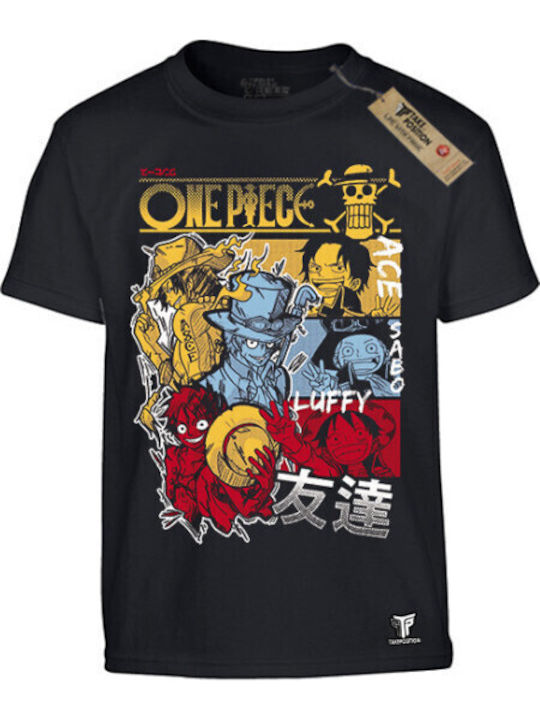 Kids Top Short-sleeved Black