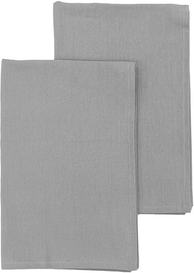 Melinen Prosop din 100% Bumbac în Culoarea Gri 45x65cm 2buc Melinen Prosop din 100% Bumbac în Culoarea Gri 45x65cm 2buc