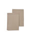 Melinen Prosop din 100% Bumbac în Culoarea Bej 45x65cm 2buc