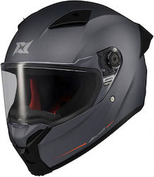 Axxis Fenix Full Face με Sun Visor DOT / ECE 22.06 Α12 Grey Matt