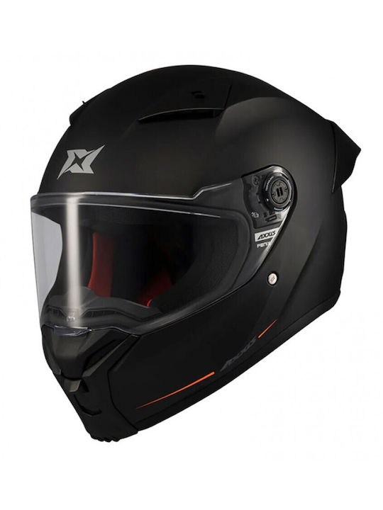 Axxis Fenix Α1 Matt Black Κράνος Μηχανής Full Face DOT / ECE 22.06 με Sunvisor
