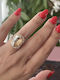 Damen Ring mit Steinen
