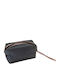 Ro Accessories Νεσεσερ Γκρι Σκουρο Χρυσες Λεπτομερειες Bag502b