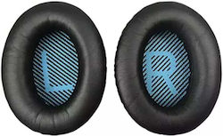 Bose Quietcomfort Qc25 Qc35 Ανταλλακτικά Earpads Black Blue 2 Τεμάχια Ανταλλακτικά Μαξιλαράκια Ακουστικά Bose Quietcomfort Qc2 Qc15 Qc25 Qc35 Fcbose-qc25-bbk