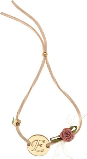Bellissimo Christening Charm Bracelet Beige 50pcs