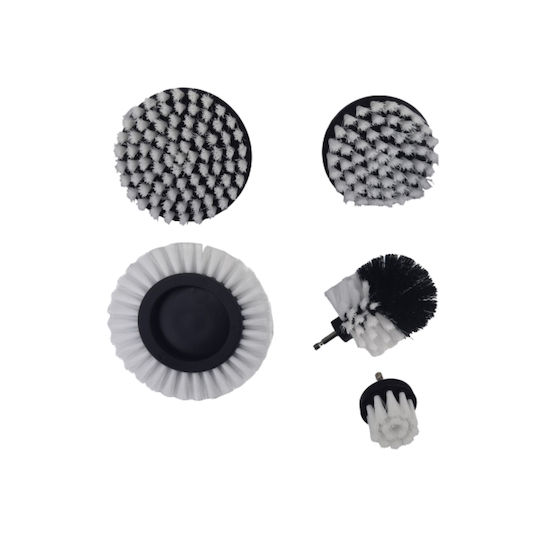 Energizer 3brk01 Set Rotating Car Cleaning Brushes 6 Pieces Drill Ideal for Removing Dirt Rust Slime