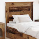 vidaXL Wooden Bed Headboard Old Wood 90x100cm
