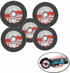 Set 5 Siks Lame de Schimb 76mm Disc pentru Polizor Unghiular Siks Mini Polizor Electric Portabil 3 Inch Negre