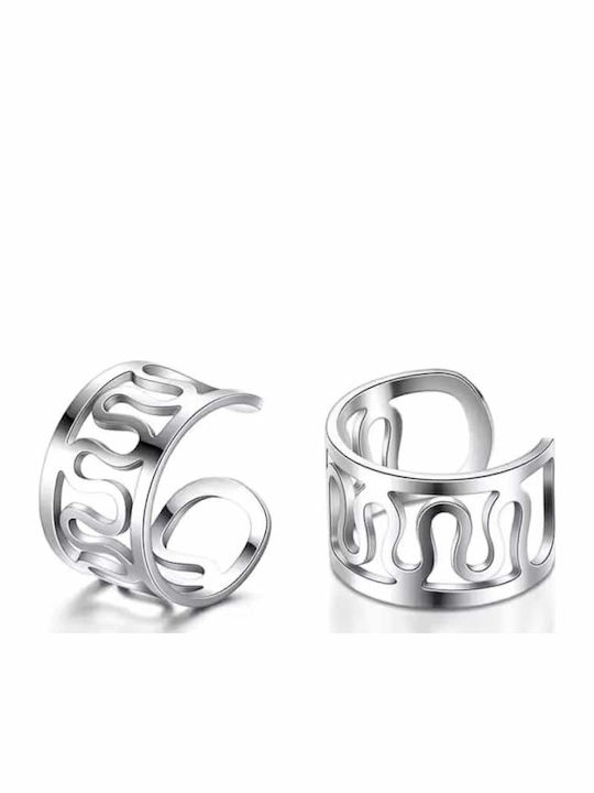 Amalfi Accessories Falsches Ohrring Piercing aus Stahl