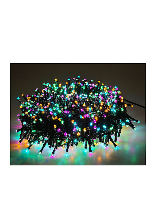 1000 Lichterketten LED 22m. Mehrfarbige in Zeichenfolge 1Stück