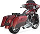 Vance & Hines 26063 Chrom Super Big Radius Auspuff-Kit 2007-2014 Harley Davidson Touring