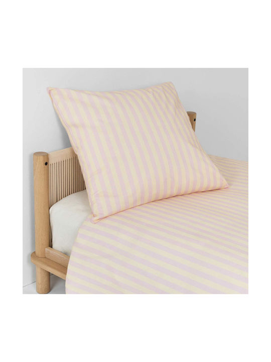 Nobodinoz Sheldon Kids Duvet Cover Single Pink ...