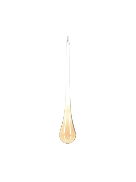 Hanging Glass Ornament 5x5x30cm Brown Kaeming