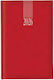 Tägliches Tagebuch 2026 11*16,5cm Sidney Classic Rote S