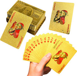 Elegantes Soziales Kartenspiel Dollar Banknote Gold Deck 54 Karten Elegantes Soziales Kartenspiel Dollar Banknote Gold Deck 54 Karten