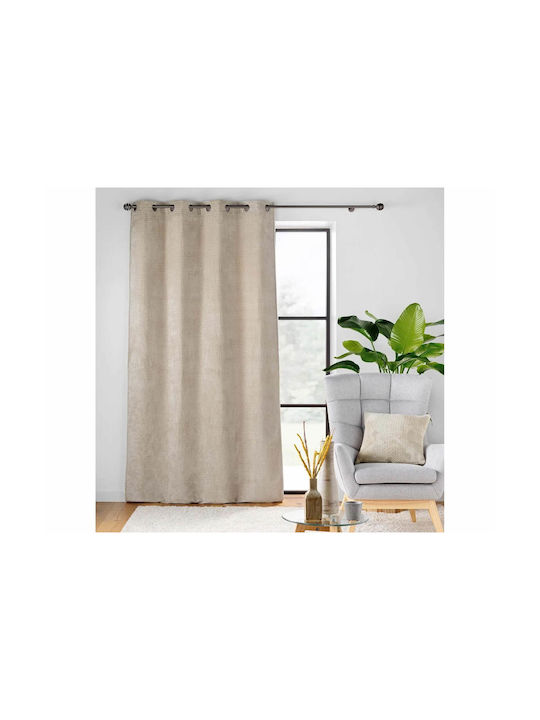 Atmosphera Perdea Cu Capse Douceur D'intérieur Bej 140x240 cm