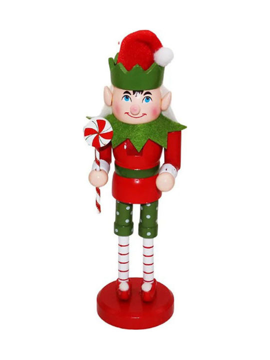 Dorosimo Elf Decorative Wooden Red-Green 7x7x25cm Gift Voucher 16906