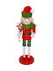 Dorosimo Elf Decorative Wooden Red-Green 7x7x25cm Gift Voucher 16906