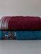 White Fabric Facecloth Set Cotton 50x100cm Multi Weight 600gr/m²