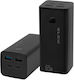 Blow PB20G Power Bank 20000mAh 65W with 2 USB-A Output Ports and 2 USB-C Output Ports Power Delivery Black