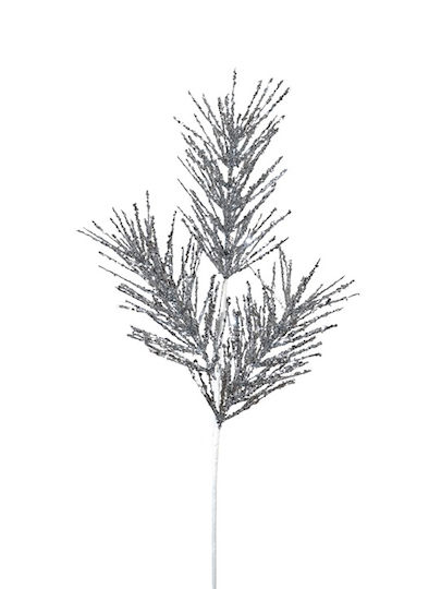 Weihnachtskränze Beleuchtete Silberne Blätter 88cm