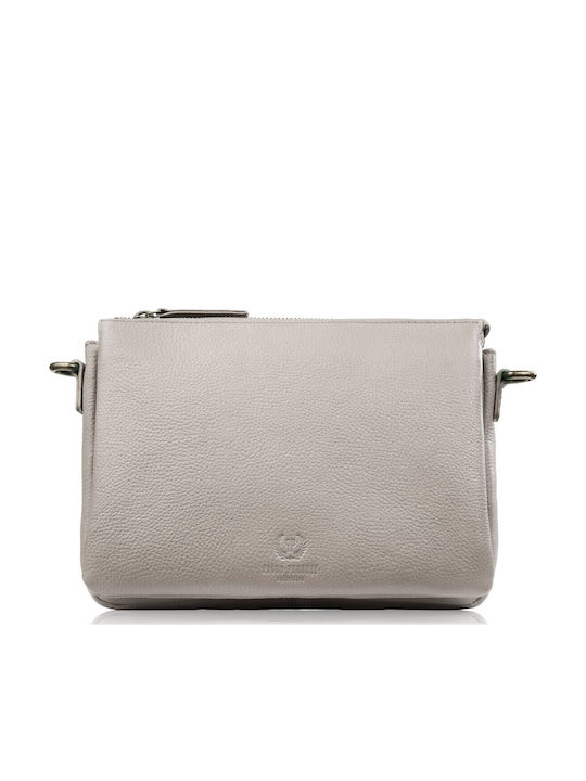 Paolo Peruzzi Leather Women's Bag Shoulder Gold