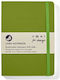 Vent Notebook A5 Ruled Green