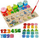 Kruzzel Montessori Educational Game Letters & Numbers made of Wood