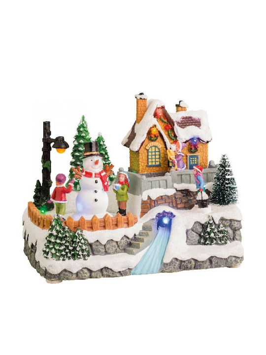Tabletop Decorative Christmas Small Village Sno...