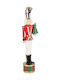 Weihnachts-Nussknacker Aus Polyresin Roter 22cm 0979598