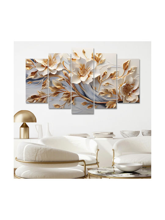 Σετ Διακοσμητικοί Πίνακες Mdf 5 Τεμάχια 5mdf4588_60100 100 X 60 296cty1331 20x60 Cm