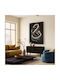 Painting Movement Led Lighting Black Frame 80x120cm Schuller 301381
