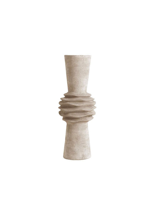 Espiel Vază Decorativă Ceramică Bej 18x18x47.5c...