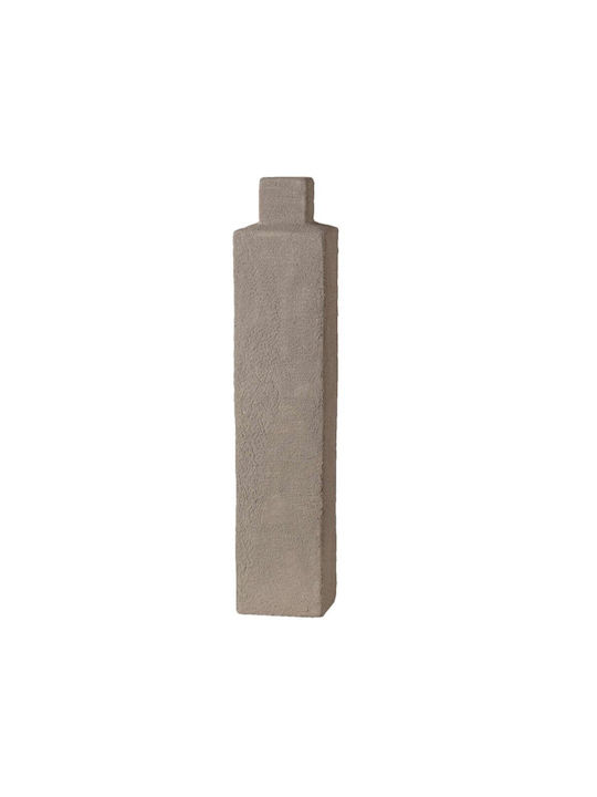 Espiel Decorative Vase Beige 13x13x60cm