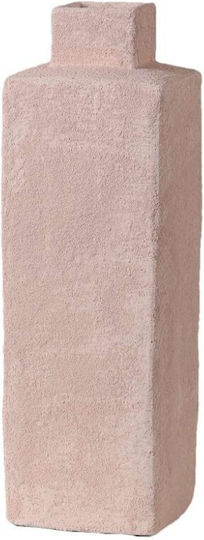 Espiel Decorative Vase Pink 11.5x11.5x35cm