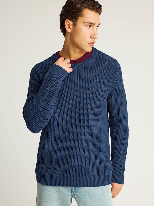 Long Sleeve Sweater Navy Blue FBM012-016-09 Midnight Blue