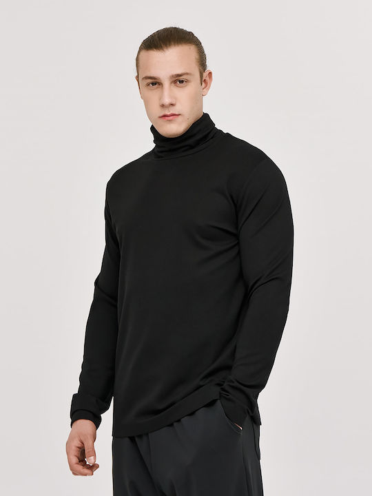 Brokers Jeans Тениска С Дълъг Ръкав Черна