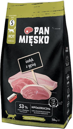 Pan Miesko 1.6kg Dry Food for Adult Dogs with Turkey
