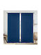 Lino Home Κουρτίνα με Τρέσα Μπλε 150x295εκ.