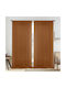 Lino Home Κουρτίνα με Τρέσα Κόκκινη 150x295εκ.