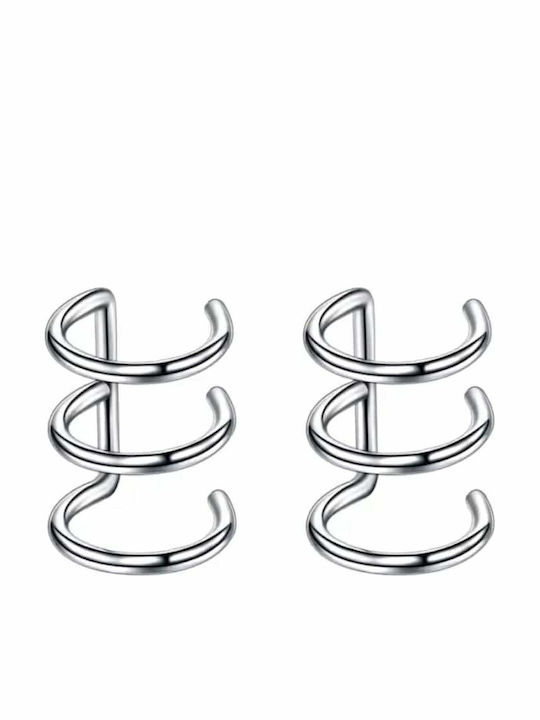 Amalfi Accessories Ohrringe Cuff aus Stahl