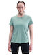 One Classic Damen Bluse Kurzärmelig Wt Green