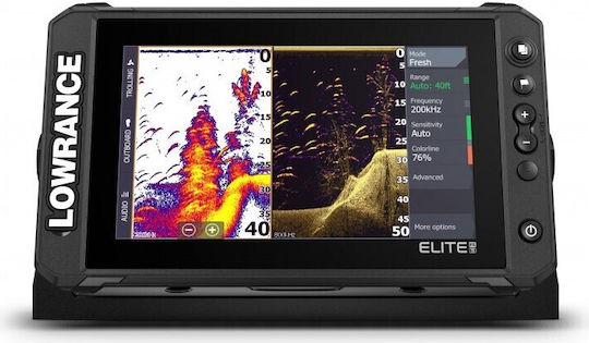 Lowrance Манометър за дълбочина Elite FS 9" с Око Skimmer L/H 9Pin Висока Скорост