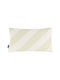 Nobodinoz Sofa Cushion Remi 100% Cotton Green Diagonal Stripes 30x50cm