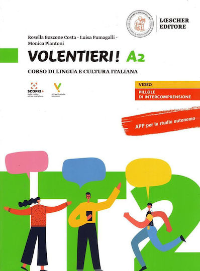 Volentieri! A2 Studente (+ App) - Loescher - Paperback